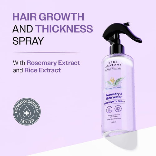 Rosemary & Rice Water Growth Spray – All Hair Types, 200ml