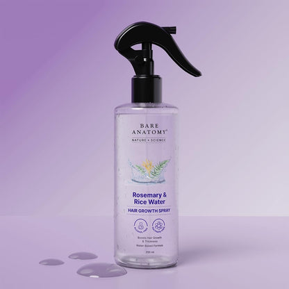 Rosemary & Rice Water Growth Spray – All Hair Types, 200ml