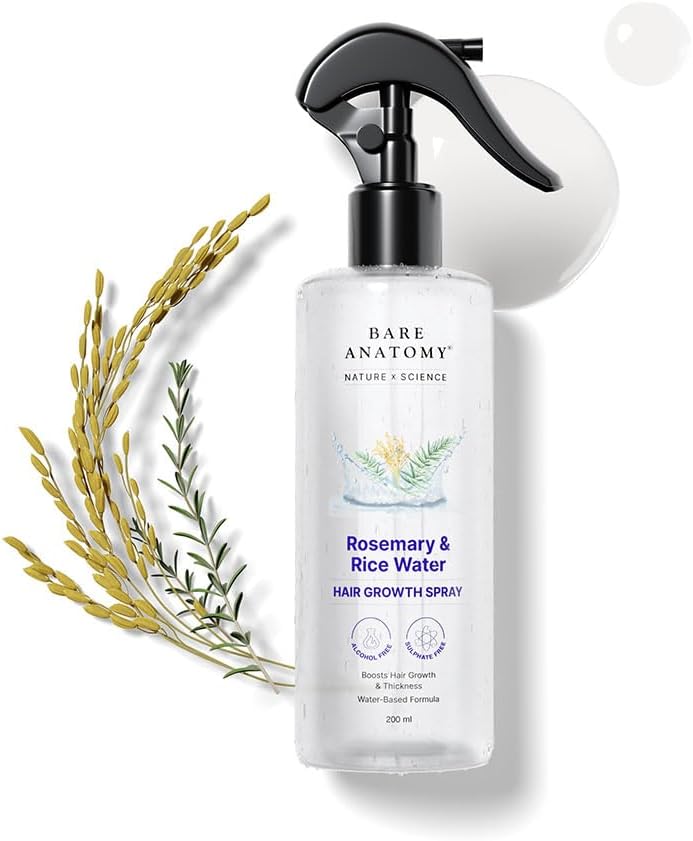 Rosemary & Rice Water Growth Spray – All Hair Types, 200ml