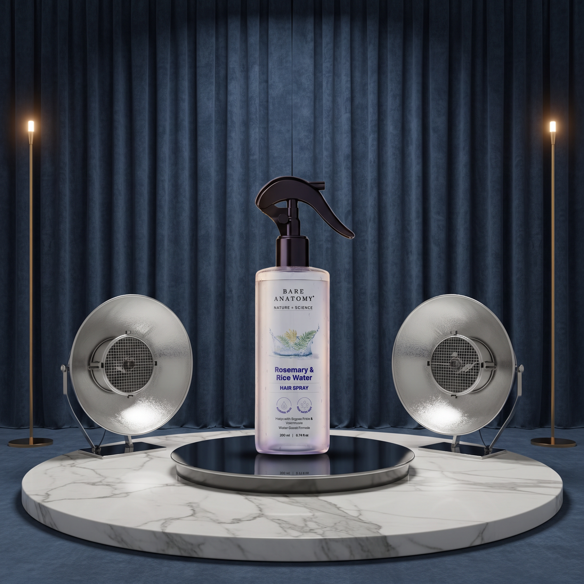 Rosemary & Rice Water Strengthening Spray – All Hair Types, 200ml